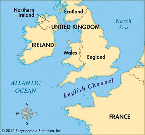 the english channel on map.